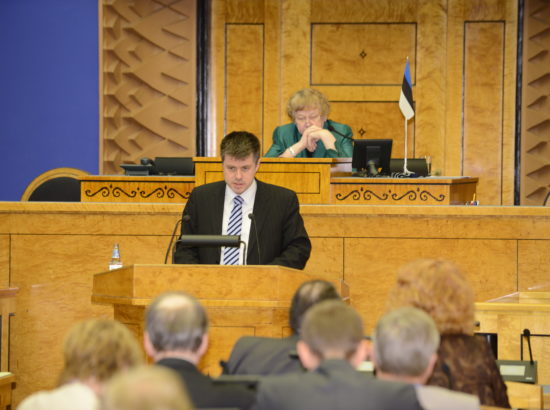 Riigikogu täiskogu istung (kaitseminister Urmas Reinsalu poliitiline avaldus)